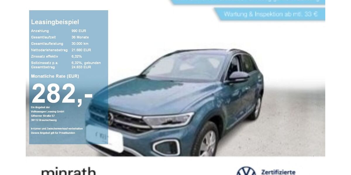 VW T-Roc 40.536 km 21.680 &euro; Geldern 47608