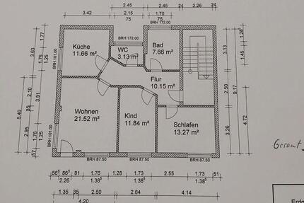 Eigentumswohnung 3ZKB, EG mit Terrasse und Wiese 3 zimmer