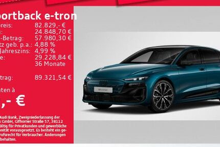 Audi S6 e-tron 21.729 km 82.829 &euro; Eching 85386
