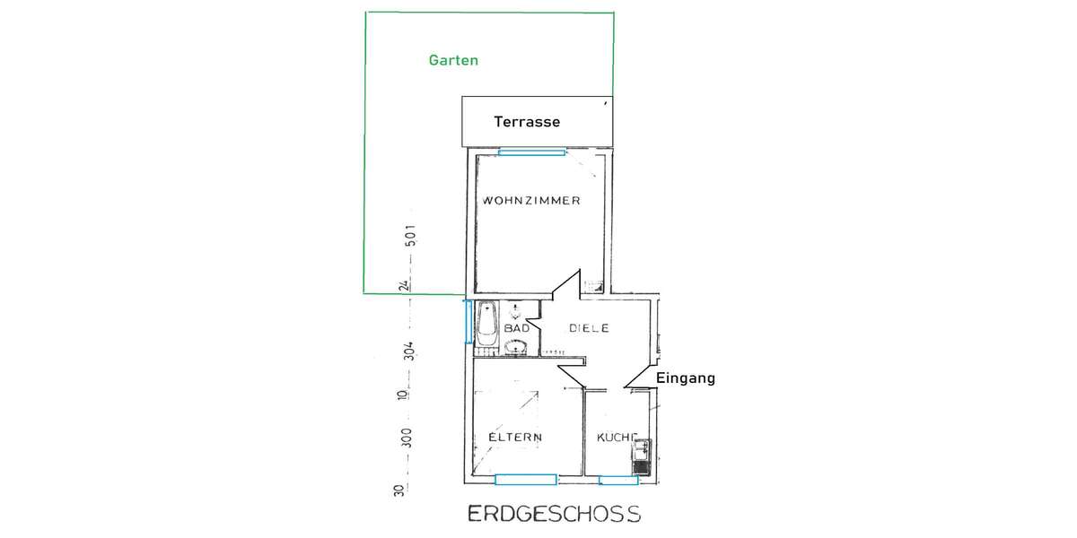 Etagenwohnung Wiesbaden Medenbach - 2 Zimmer, 60 m&sup2;, 785&euro; | Angebot:27346466