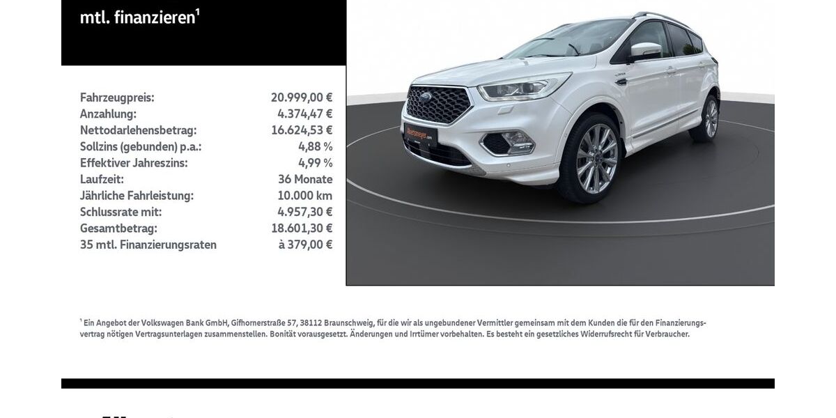 Ford Kuga 52.850 km 20.999 &euro; Leinefelde-Worbis/DE 37327