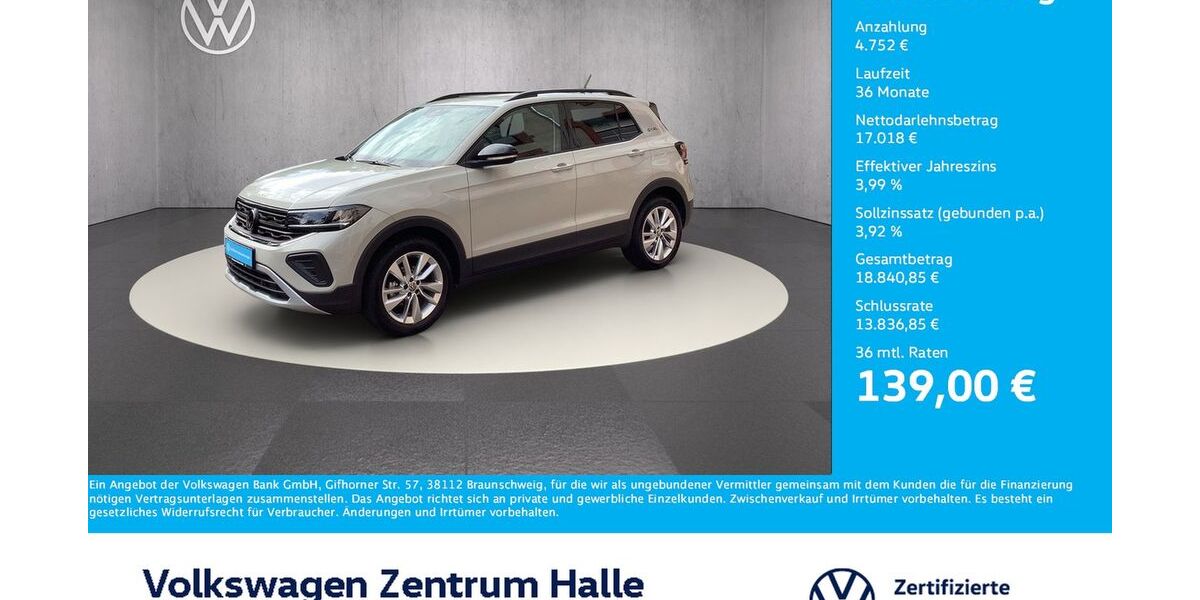 VW T-Cross 19.590 km 21.770 &euro; Halle/Saale 06110