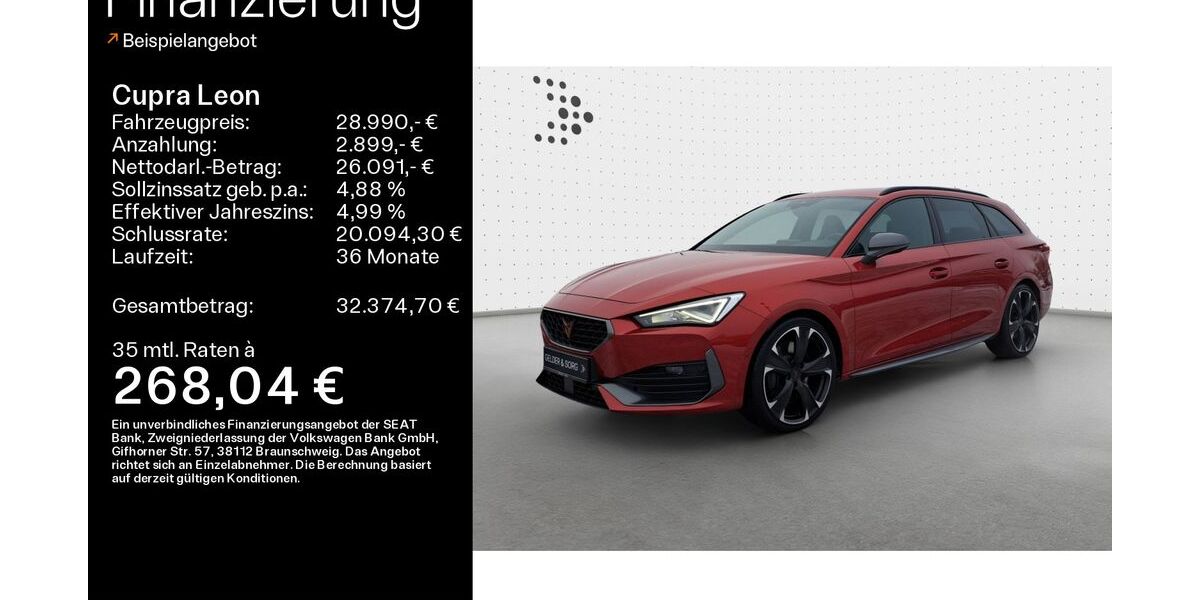Cupra Leon 79.000 km 27.880 &euro; Haßfurt 97437