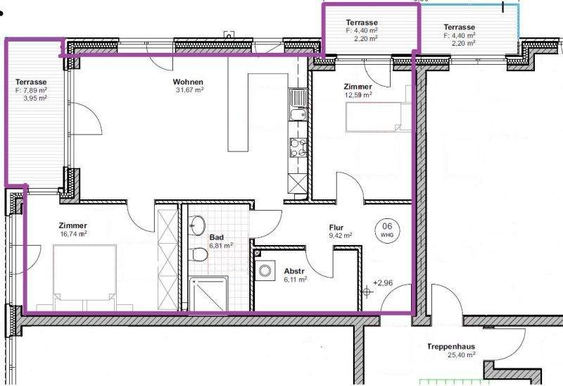 Etagenwohnung Wacken - 3 Zimmer, 89 m&sup2;, 284.500&euro; | Angebot:25745638