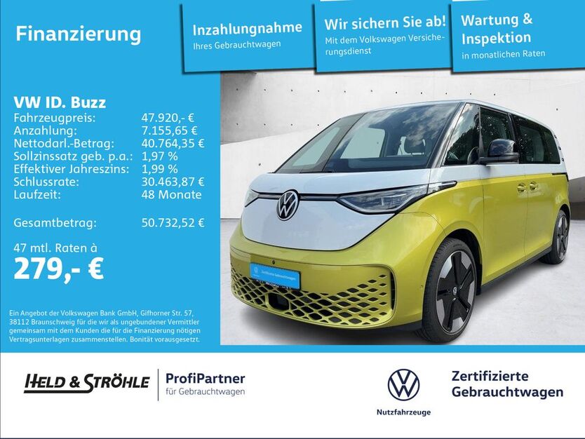VW ID. Buzz 21.205 km 46.720 € Ulm 89079
