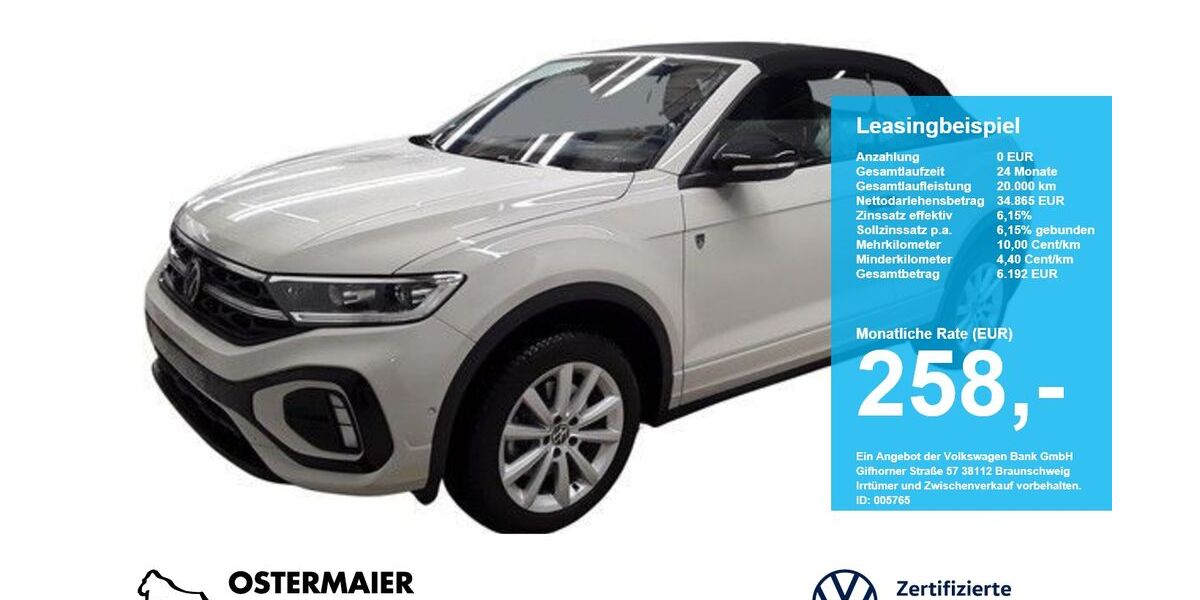 VW T-Roc 6.780 km 34.865 &euro; Mühldorf am Inn 84453