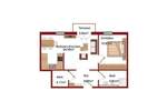 Etagenwohnung Bremen Sebaldsbrück - 2 Zimmer, 55 m&sup2;, 750&euro; | Angebot:26205597