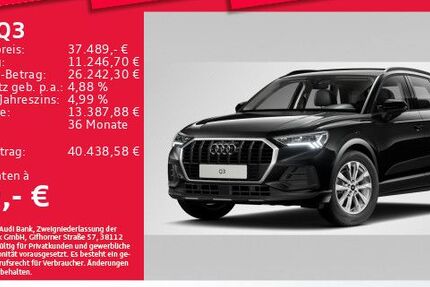 Audi Q3 17.635 km 37.489 &euro; Eching 85386