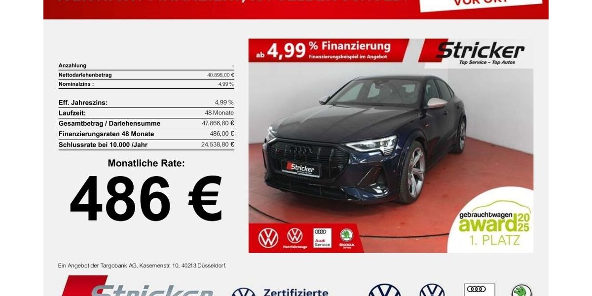 Audi e-tron 21.341 km 40.898 &euro; Detmold 32760