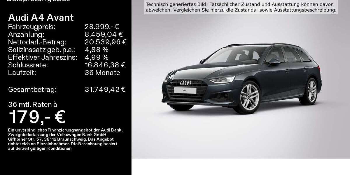 Audi A4 49.800 km 28.999 &euro; Hanau 63452