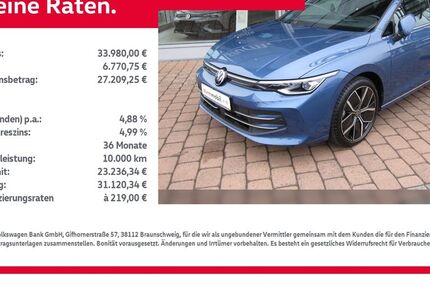VW Golf 10.948 km 33.980 &euro; Altenkirchen 57610