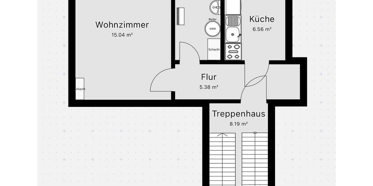 1-Raum Wohnung zu vermieten 1 zimmer