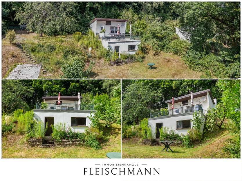 Freizeitgrundstück mit massiven Gartenhaus, großer Terrasse und ganzjähriger Nutzung in Südhanglage zimmer