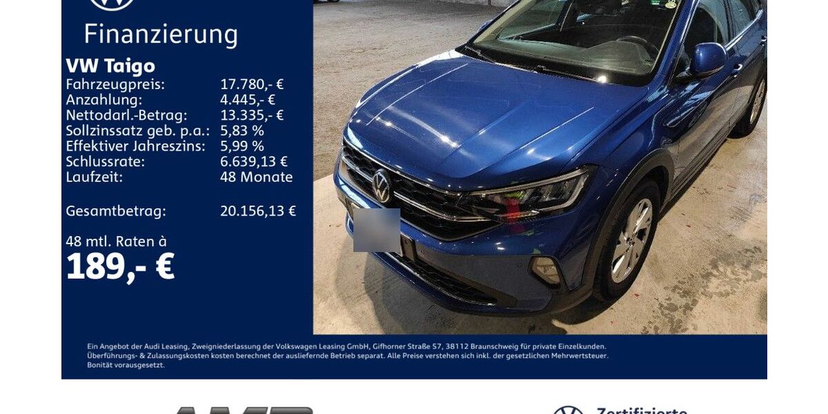 VW Taigo 19.190 km 17.480 &euro; Borna 04552