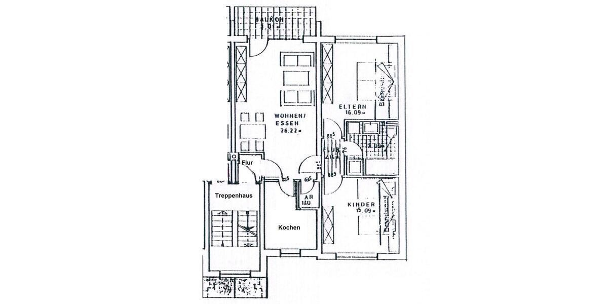 Etagenwohnung Neustadt bei Coburg - 3 Zimmer, 78 m&sup2;, 580&euro; | Angebot:25837951