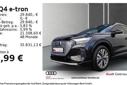 Audi Q4 e-tron 18.254 km 28.649 &euro; Berlin 13581