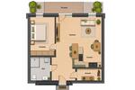 Erdgeschoßwohnung Osnabrück Gretesch - 2 Zimmer, 65 m&sup2;, 975&euro; | Angebot:26619824