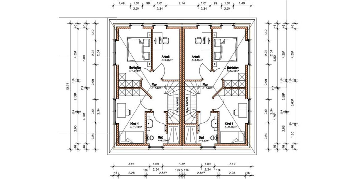 Wunderschöne Doppelhaushälfte in Haßbergen - NeubauErstbezug 3 zimmer