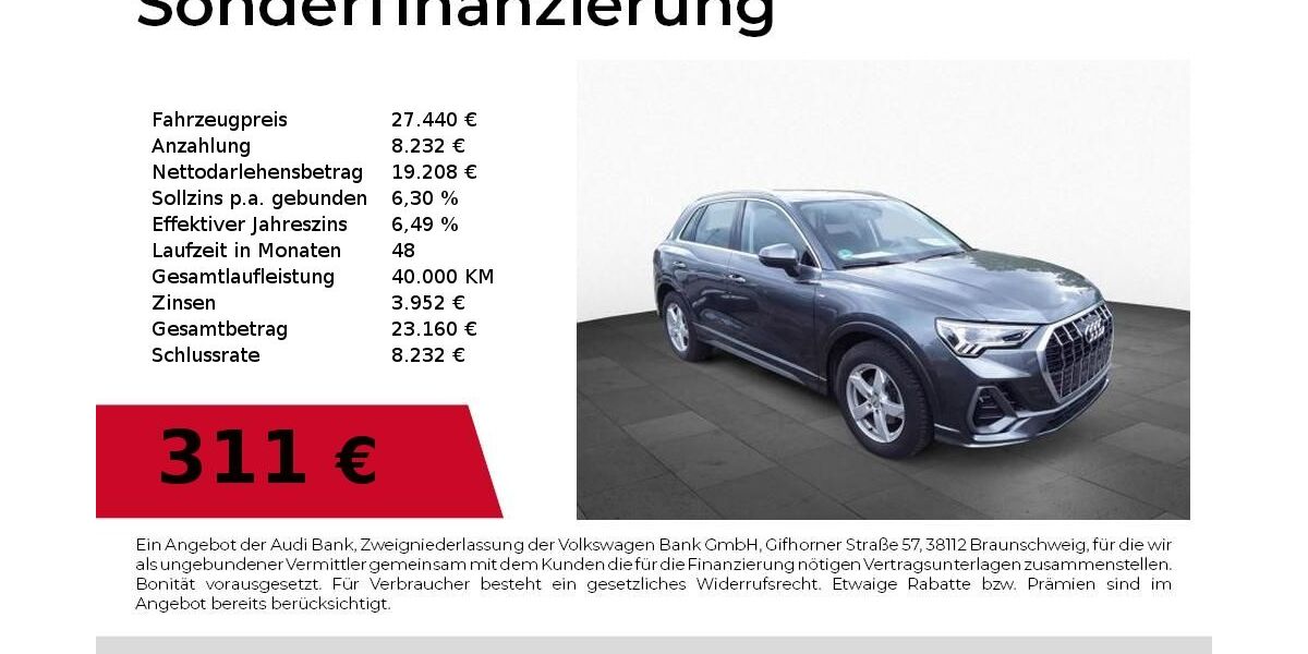 Audi Q3 54.200 km 27.440 &euro; Nürnberg 90411