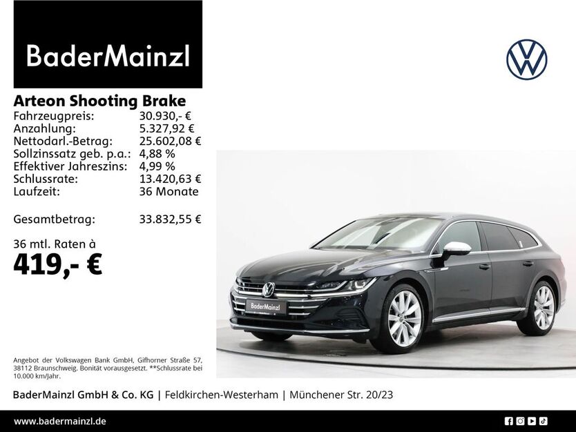 VW Arteon 56.616 km 30.930 € Feldkirchen/Westerham 83620