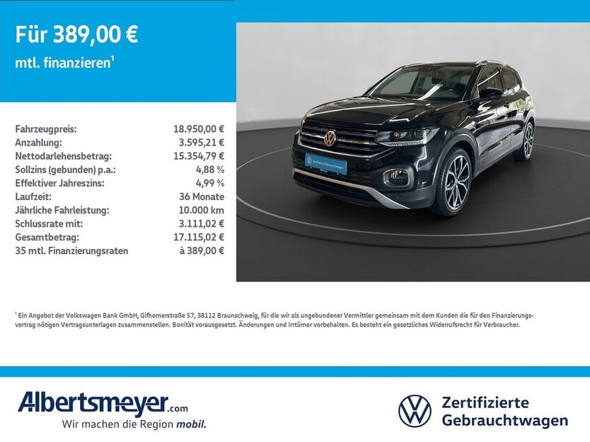 VW T-Cross 53.000 km 18.789 € Mühlhausen/Thüringen 99974