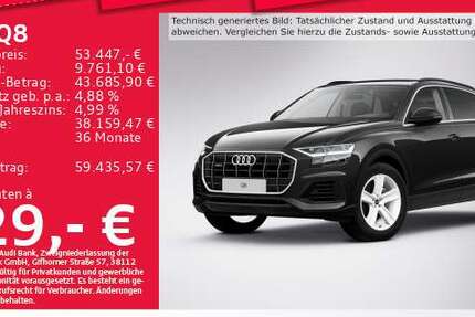 Audi Q8 39.113 km 53.447 &euro; Eching 85386