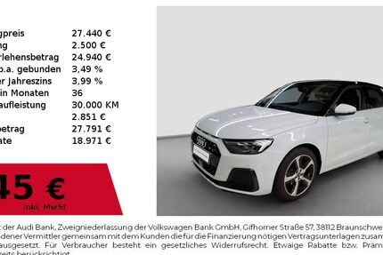 Audi A1 8.419 km 27.440 &euro; Dessau-Roßlau 06844