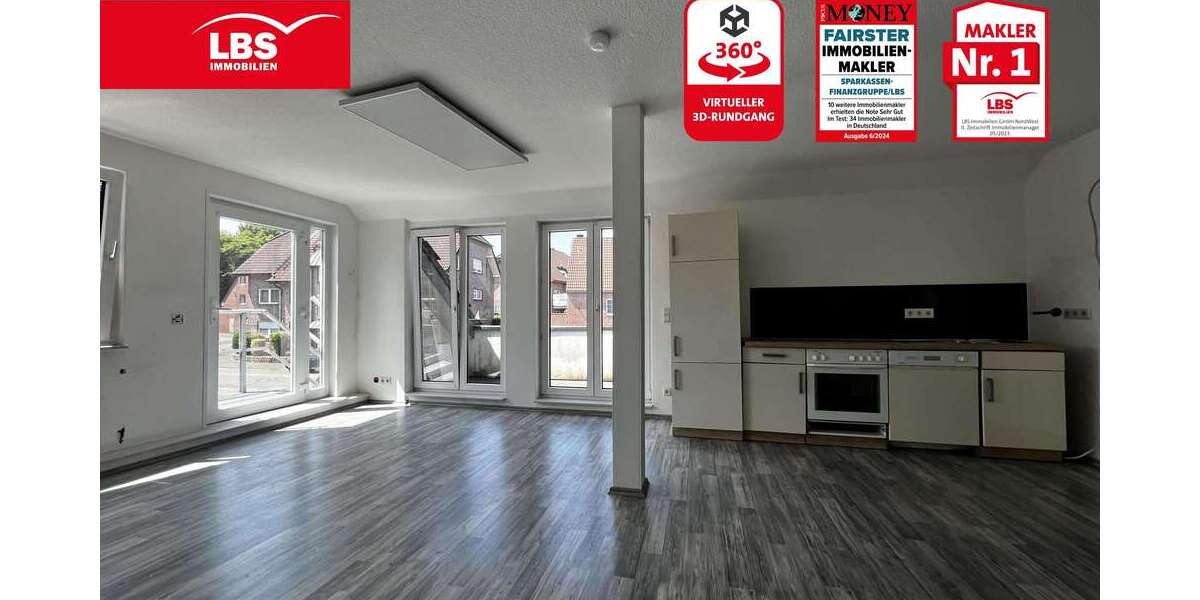 Etagenwohnung Reken - 2 Zimmer, 60 m&sup2;, 149.000&euro; | Angebot:24018063