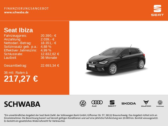 Seat Ibiza 17.049 km 20.390 &euro; Gersthofen 86368