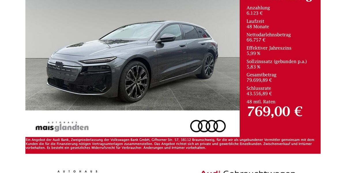 Audi A6 e-tron 8.500 km 72.880 &euro; Pronsfeld 54597