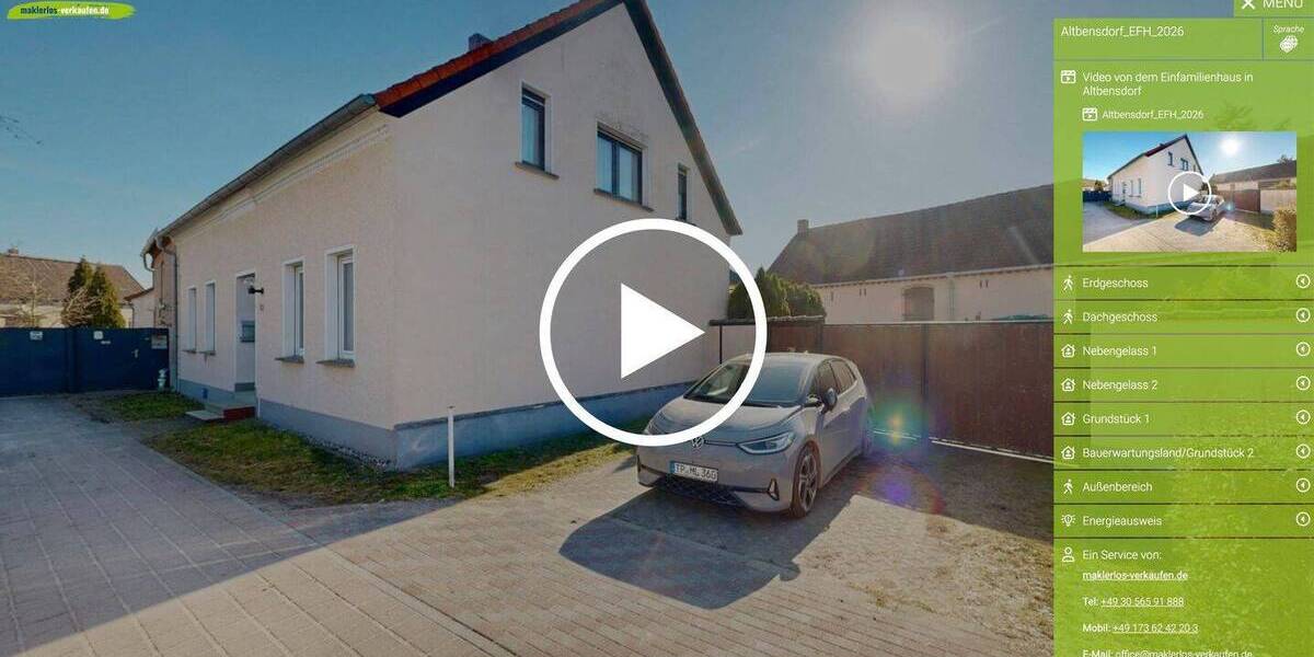 Einfamilienhaus Bensdorf Altbensdorf - 7 Zimmer, 168 m&sup2;, 350.000&euro; | Angebot:26028950