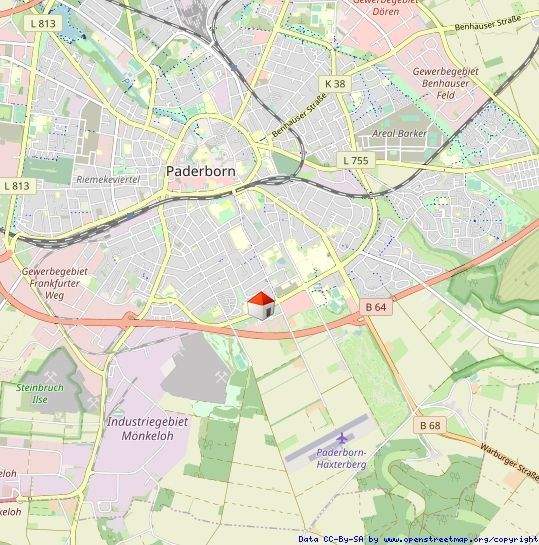 Etagenwohnung Paderborn Kernstadt - 2 Zimmer, 63 m&sup2;, 850&euro; | Angebot:25704146
