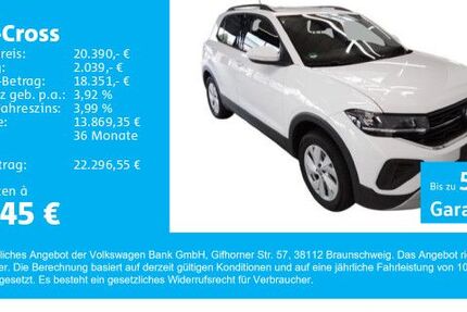 VW T-Cross 7.700 km 20.190 € Gersthofen 86368