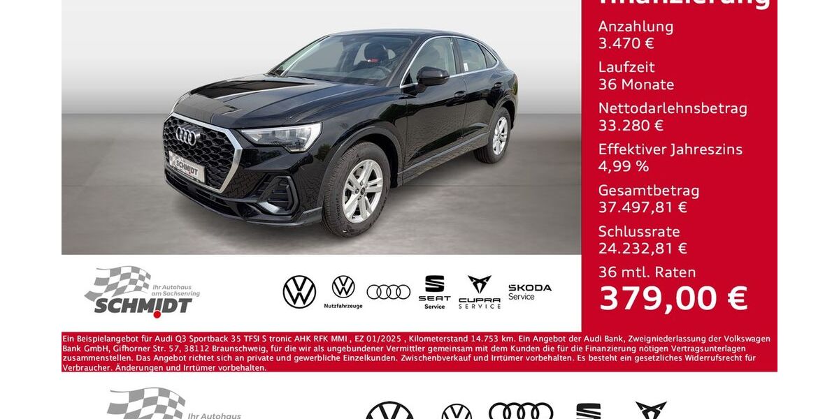 Audi Q3 14.753 km 36.750 &euro; Bernsdorf 09337