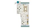 Etagenwohnung Meerbusch - 2.5 Zimmer, 69 m&sup2;, 745&euro; | Angebot:26227974