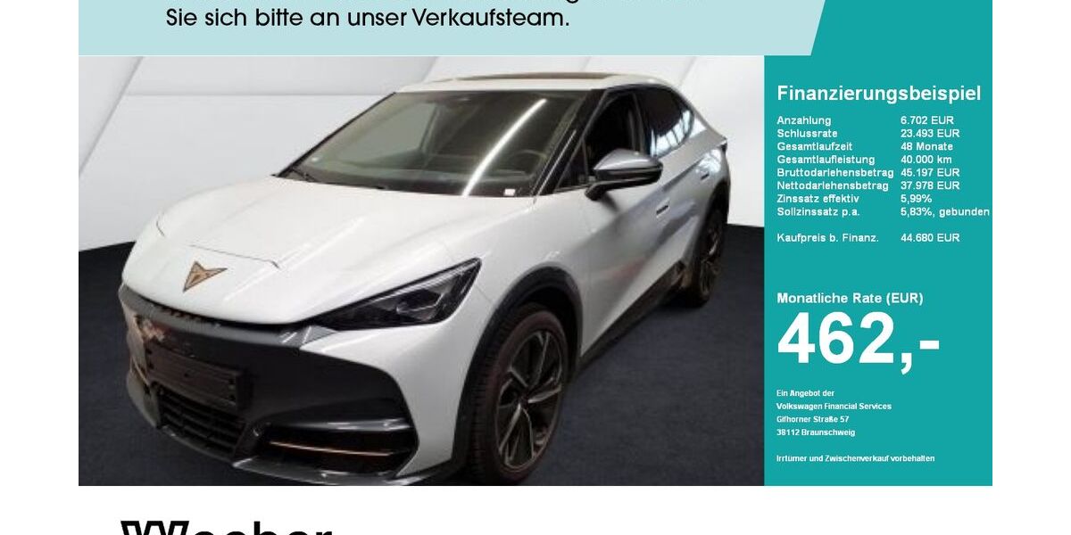 Cupra Tavascan 10.806 km 44.430 &euro; Herrenberg 71083