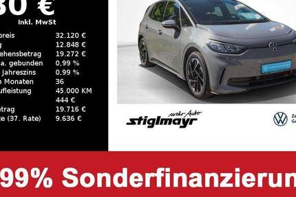 VW ID.3 15.355 km 31.420 € Schrobenhausen 86529
