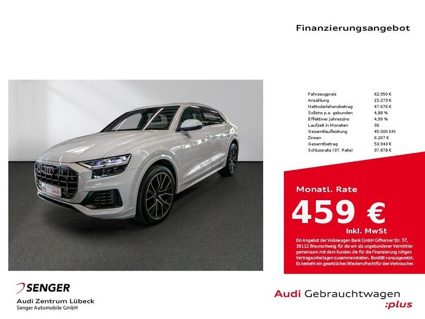 Audi Q8 52.500 km 60.880 € Lübeck 23556