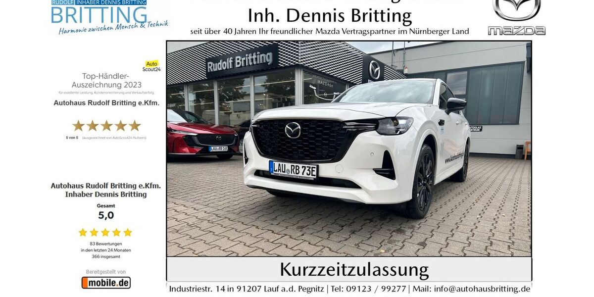 Mazda CX-60 2.000 km 49.890 € Lauf 91207