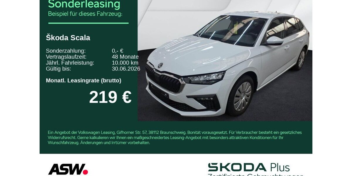 Skoda Scala 19.300 km 20.730 &euro; Bad Rappenau 74906
