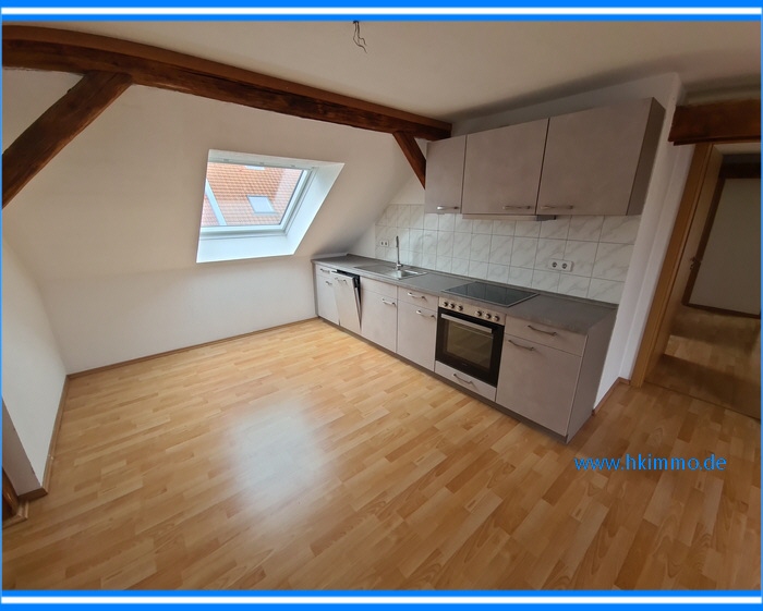 3-Raumwohnung unterm Dach in KöthenAnhalt - Einbauküche ist dabei - Gartenhaus optional - Etagenwohnung Köthen | Angebot:25568880
