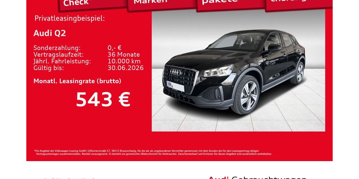 Audi Q2 1.890 km 38.990 &euro; Hamburg 22419