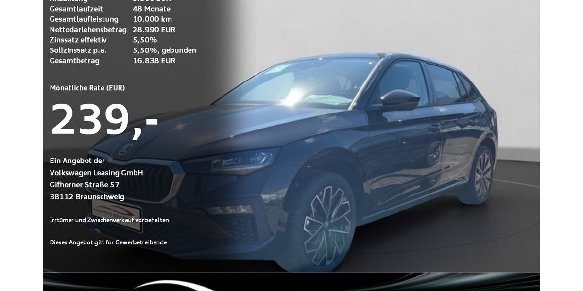 Skoda Scala 4.000 km 26.990 &euro; Ravensburg 88214
