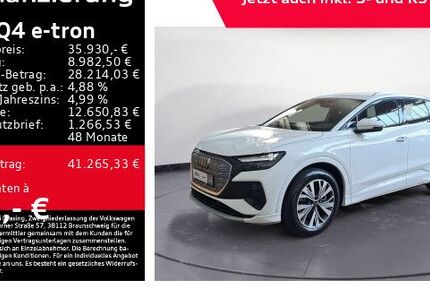 Audi Q4 e-tron 59.956 km 35.930 &euro; Ettlingen 76275