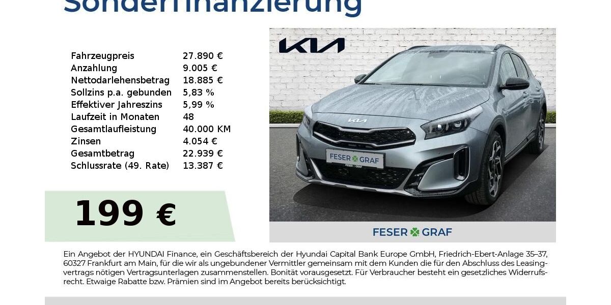 Kia XCeed 7.180 km 27.790 &euro; Roth 91154