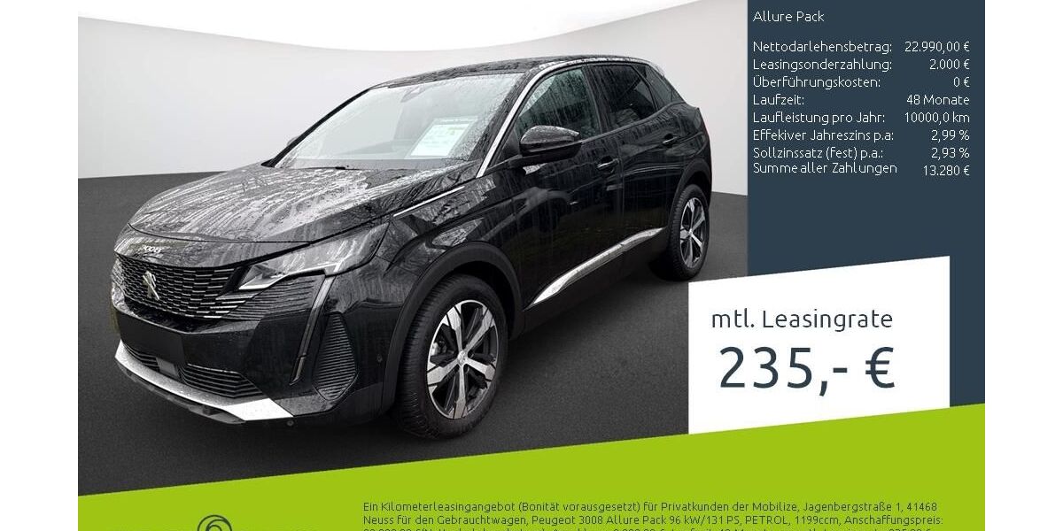 Peugeot 3008 45.507 km 22.990 &euro; Borken 46325