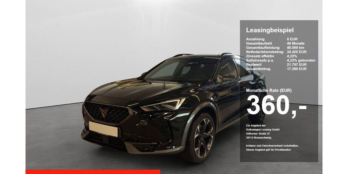 Cupra Formentor 34.530 km 33.850 &euro; Regensburg 93055
