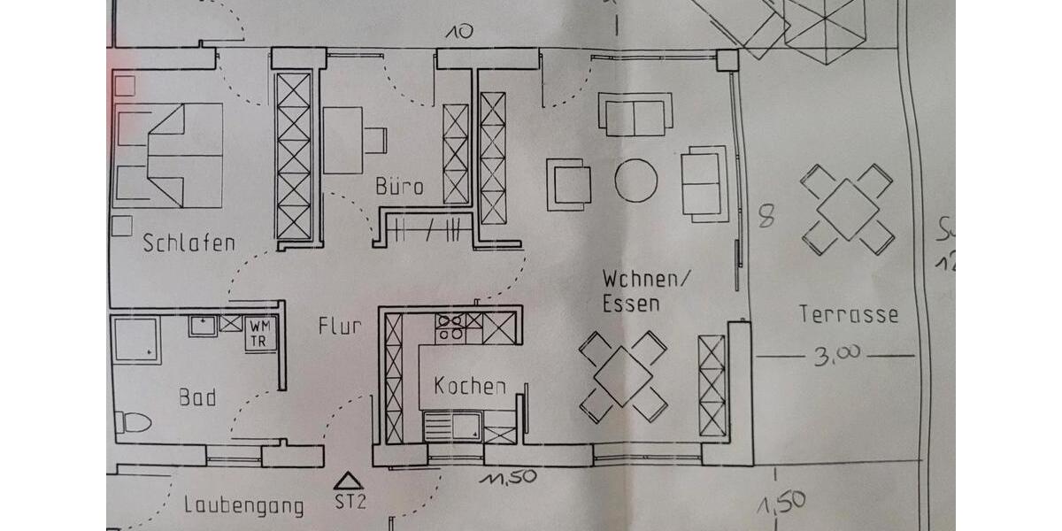 Einfamilienhaus Nordhorn Bakelde - 3 Zimmer, 110 m&sup2;, 1.300&euro; | Angebot:25974477