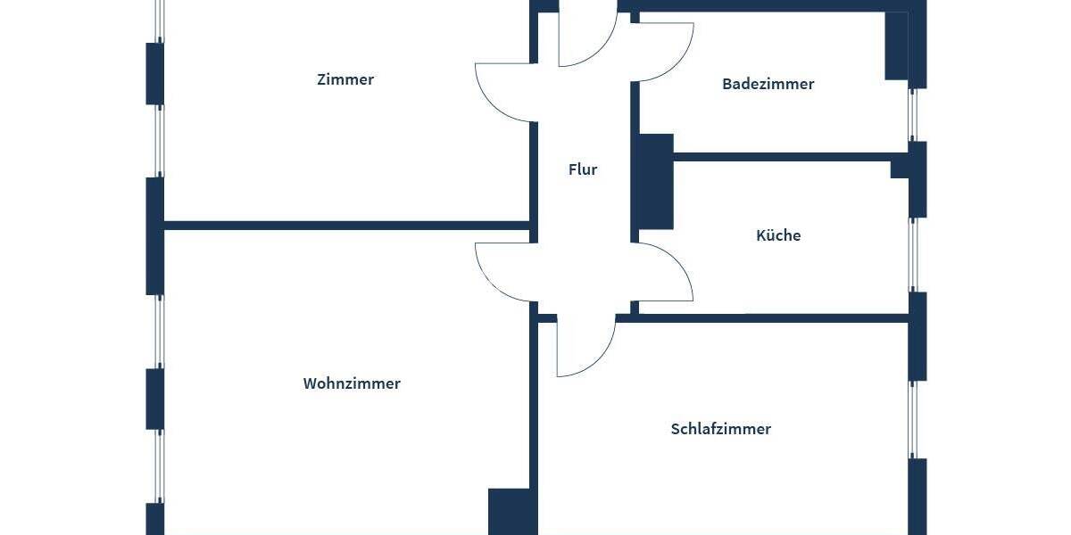 Etagenwohnung Eberswalde - 3 Zimmer, 80 m&sup2;, 199.000&euro; | Angebot:26389327