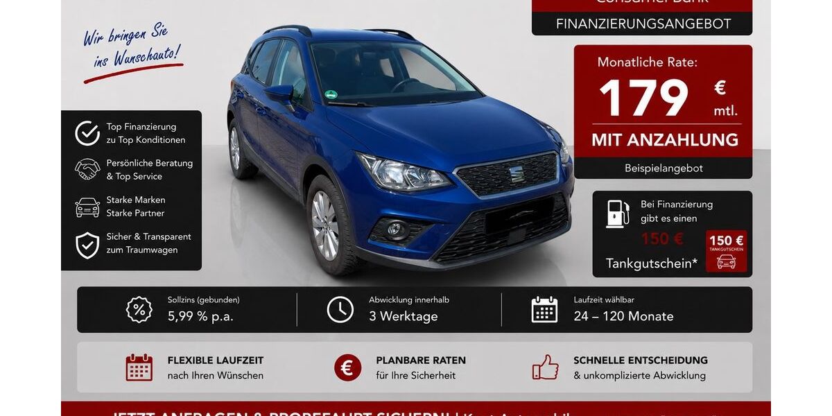 Seat Arona 33.000 km 18.499 &euro; Lübbecke 32312